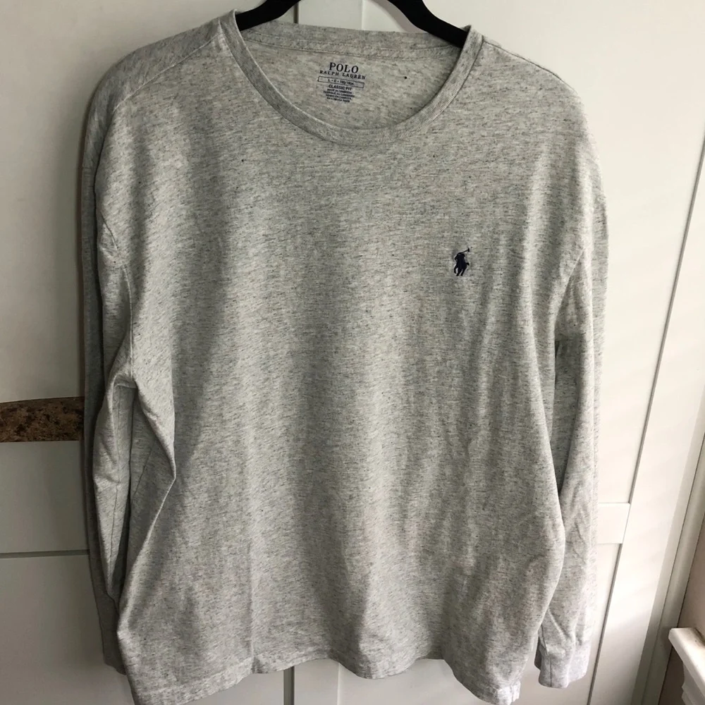 Polo Ralph Lauren Classic Fit Ling Sleeve T shirt - Picture 1 of 10